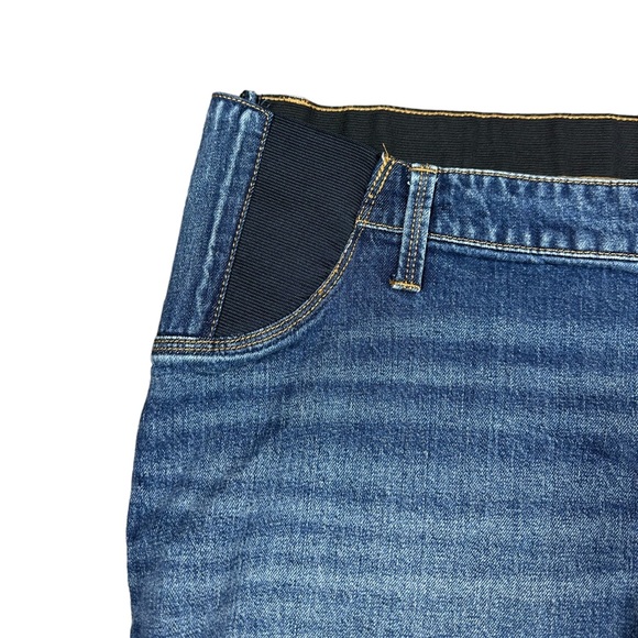 ISABEL MATERNITY: By Ingrid & Isabel Midi Short Jean Shorts  - Size 14 - Picture 4 of 14